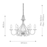 Windermere Rustic Elegance Iron Chandelier