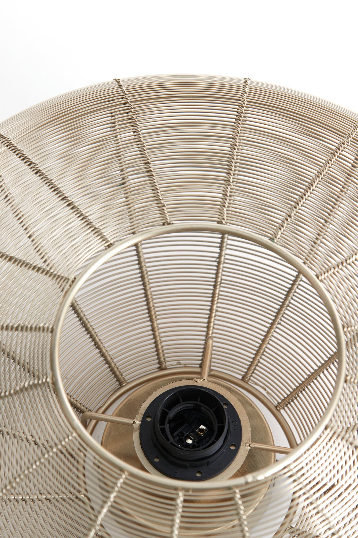 Elegant Light Gold Ceiling Fixture Ø51x18 cm