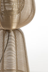 Elegant Light Gold Table Lamp 18x42 cm Aboso Design