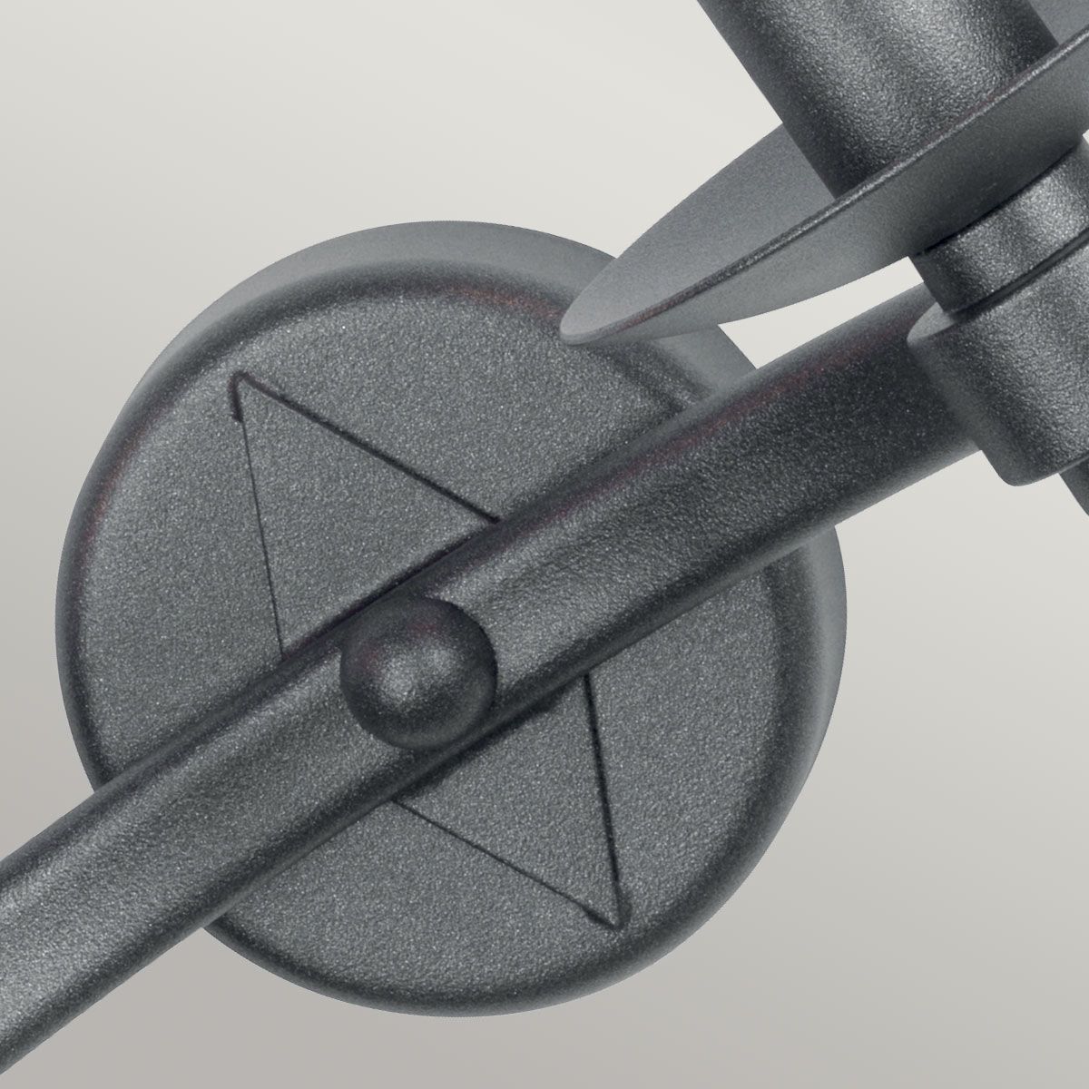 Warwick Twin Light Wall Sconce in Graphite Finish