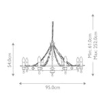 Warwick Castle Gothic Revival Chandelier