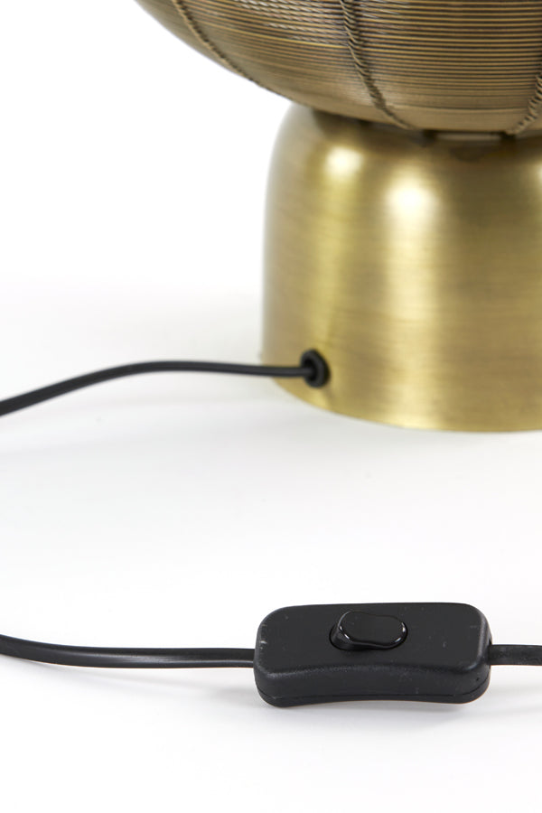 Antique Bronze Suneko Table Lamp Ø25x34 cm