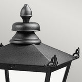Victorian Elegance Black Wilmslow Outdoor Wall Lantern