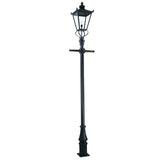 Elegant Victorian Black Outdoor Lamp Post