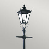 Elegant Victorian Black Outdoor Lamp Post