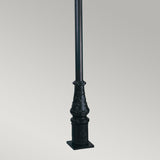 Elegant Victorian Black Outdoor Lamp Post