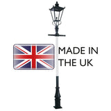 Elegant Victorian Black Outdoor Lamp Post