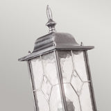 Wexford Traditional Black & Silver Wall Lantern