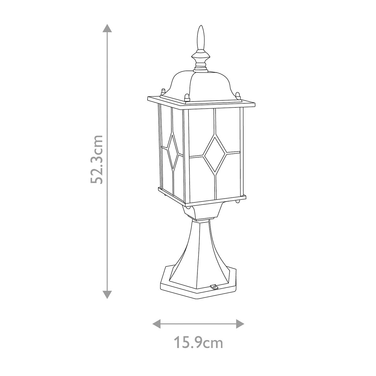 Wexford Traditional Pedestal Lantern