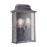 Wexford Traditional Wall Lantern in Black/Silver Finish