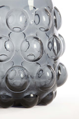 Smoked Grey Glass Vase - Haroa Collection, Ø24x30 cm