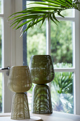 Emerald Glow Table Lamp Ø24x54 cm
