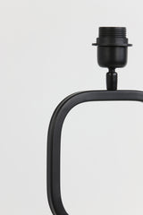 Sleek Matte Black Lutika Lamp Base 23x11.5x69 cm