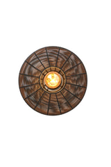Modern Black Matte Ceiling Light 40x17 cm