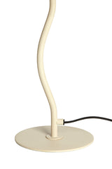 Elegant Elimo Matte Cream Table Lamp - 25x50 cm