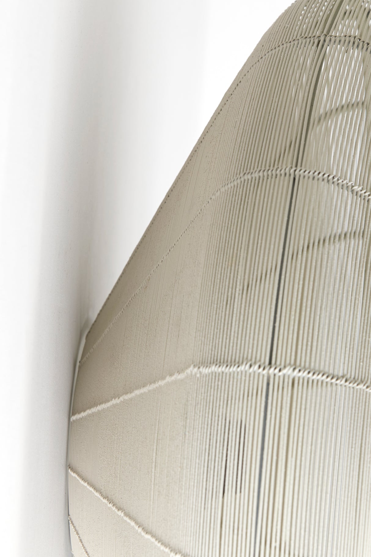 Elegant Bahoto Cream Ceiling Lamp, 51cm Diameter