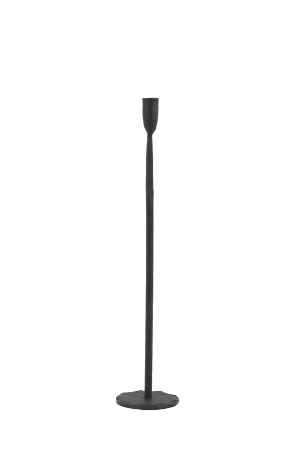 Matte Black Icarus Candle Holder, 10.5x50 cm