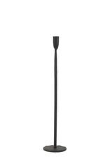 Matte Black Icarus Candle Holder, 10.5x50 cm
