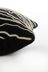 Castro Black & Beige Decorative Cushion 45x45 cm