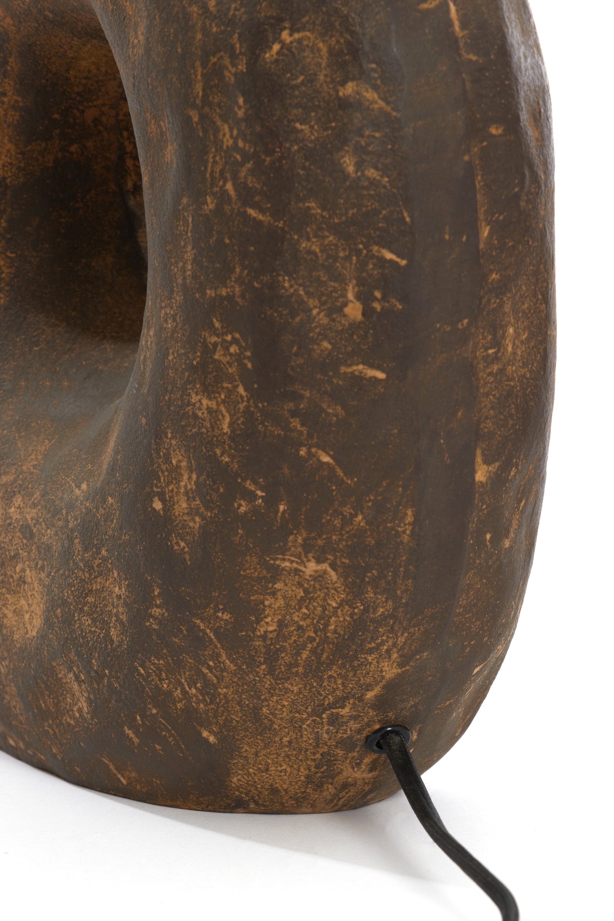 Vintage Brown Tarugi Lamp Stand, 32.5x12x47.5 cm