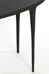 Matte Black Arica Console Table 110x43x80 cm