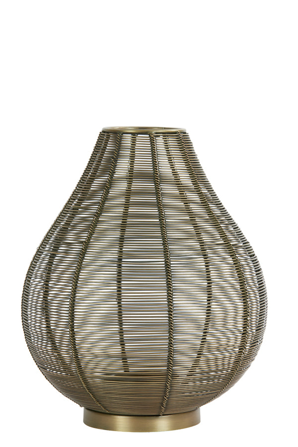 Antique Bronze Suneku Tealight Holder 22x25 cm