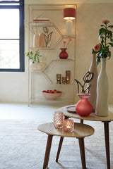 Ecru Ceramic Lamp Base Diego 14x43.5 cm