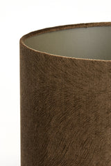 Lubis Brown 30x30x21 cm Cylinder Lampshade