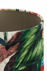 Cylinder Lampshade 30-30-21 cm in Dahlia Green