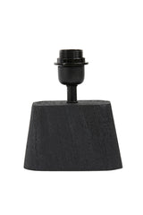 Kardan Wood Lamp Base in Matte Black - 16x10x21 cm