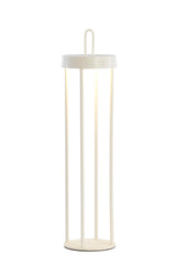 Isalo Cream LED Table Lamp, 13x50 cm
