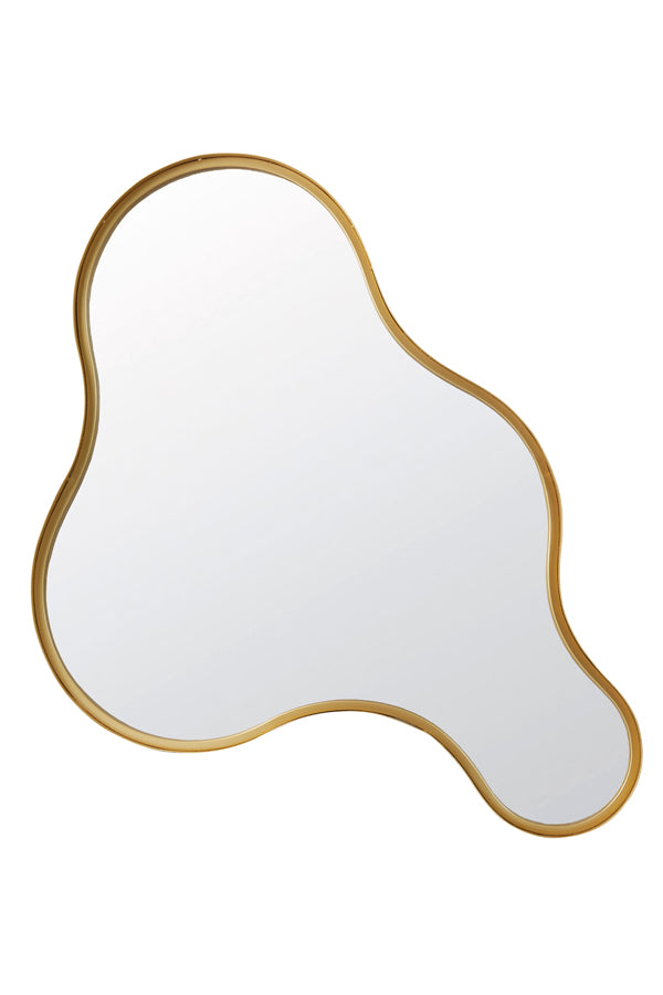 Gleaming Suva Gold Mirror - 65x4x63 cm