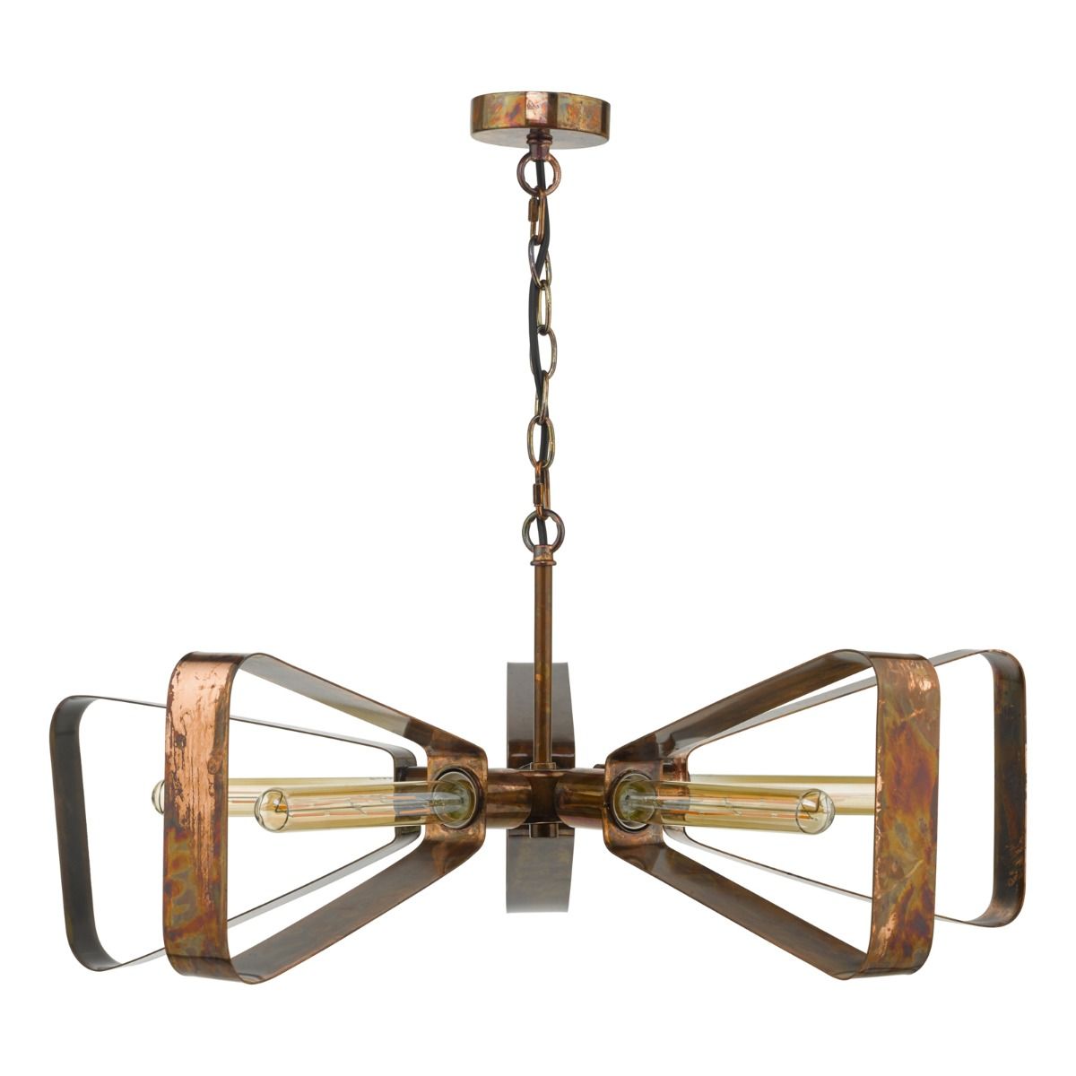 Yavanna Industrial 5 Light Pendant Oiled Copper