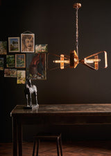 Yavanna Industrial 5 Light Pendant Oiled Copper