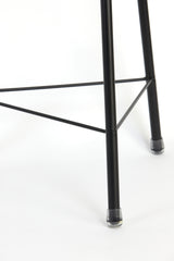 Elegant Black Tripod Floor Lamp Ø42x132 cm - Plumeria Design