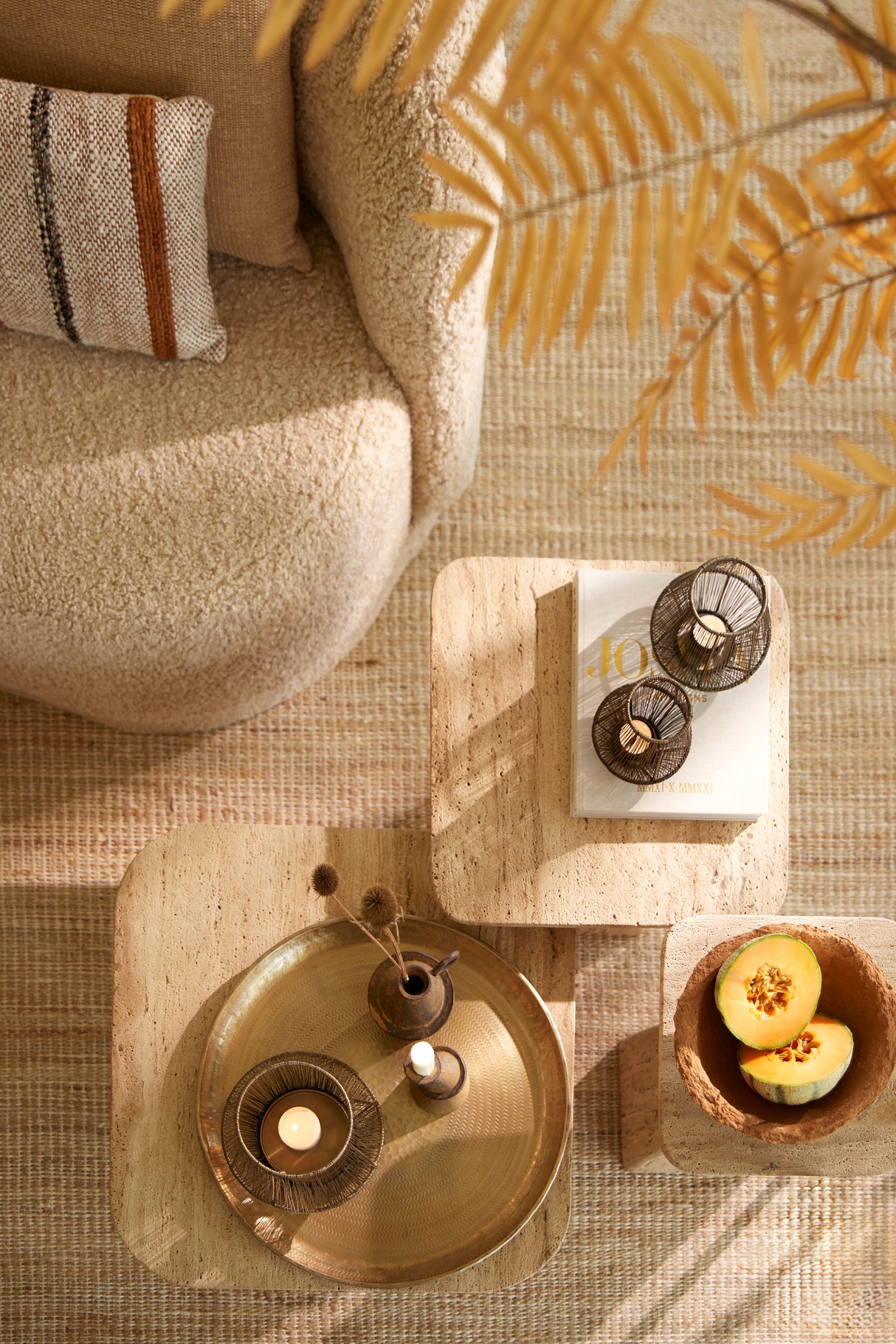 Traditional Earth-Tone Handwoven Rug, 200x300 cm