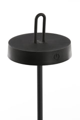 Sleek Black LED Table Lamp Ø13x47 cm - Ampeha Series