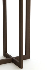 Rustic Brown Mace Lamp Stand 21x21x46 cm