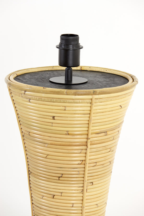 Rattan Weave Floor Lamp Ø42x145 cm - Bupak Natural Glow