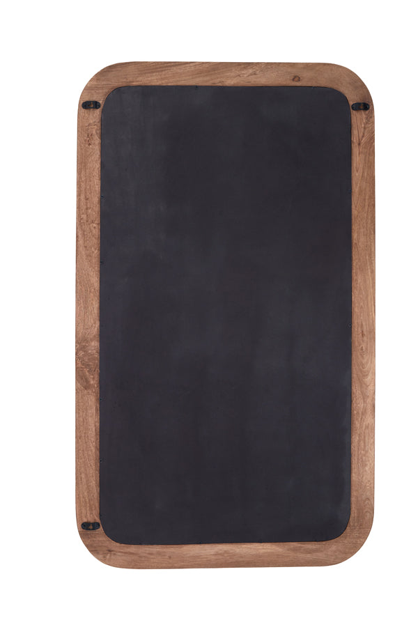 Rustic Brown Wood Framed Mirror 100x4x169 cm