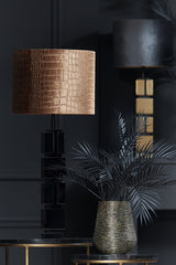 Elegant Caio Black Lamp Base, 11x11x68 cm