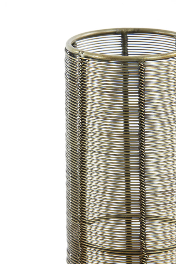 Antique Bronze Lezuza Table Lamp - 11x39.5 cm