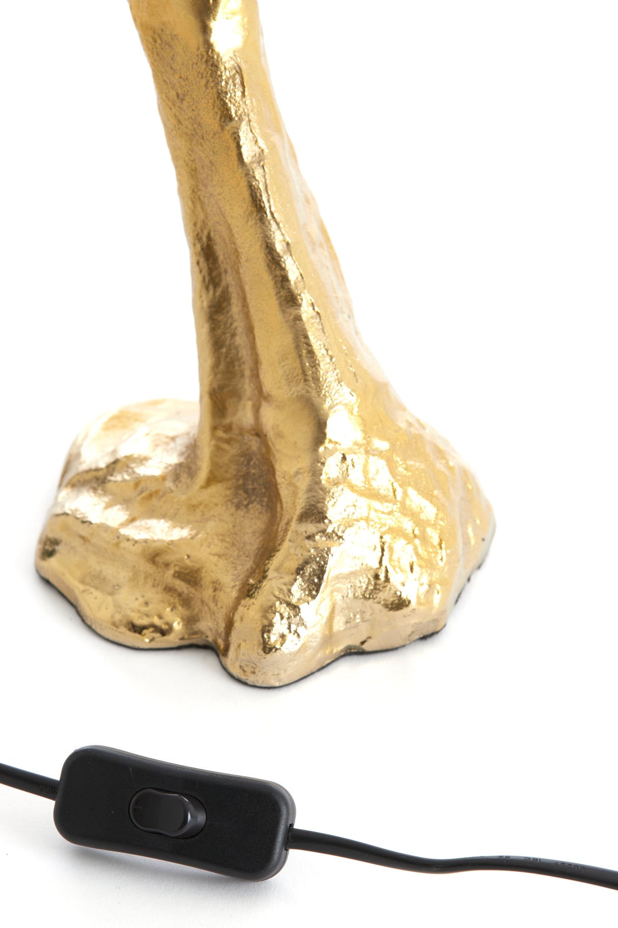 Golden Bird Lamp Base: Elegant 26x18x62 cm Design