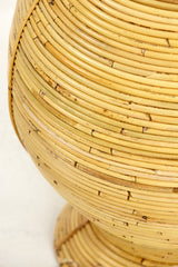 Rattan Weave Floor Lamp Ø42x145 cm - Bupak Natural Glow