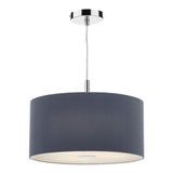 Zaragoza 3 Light Pendant Grey 40cm