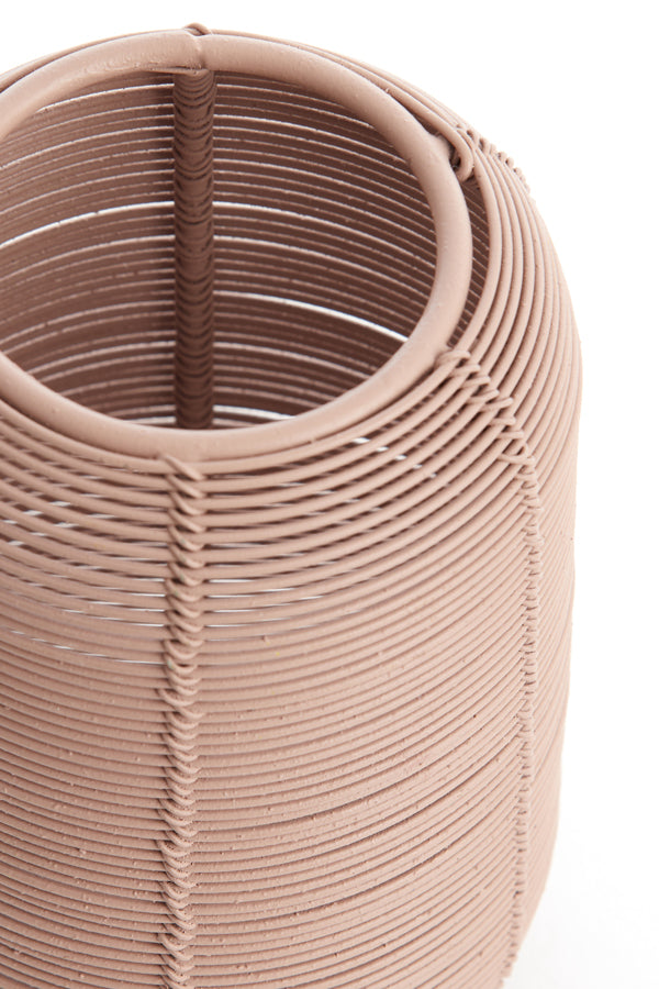 Rustic Terra-Cotta Tealight Candle Holder Ø9x13 cm