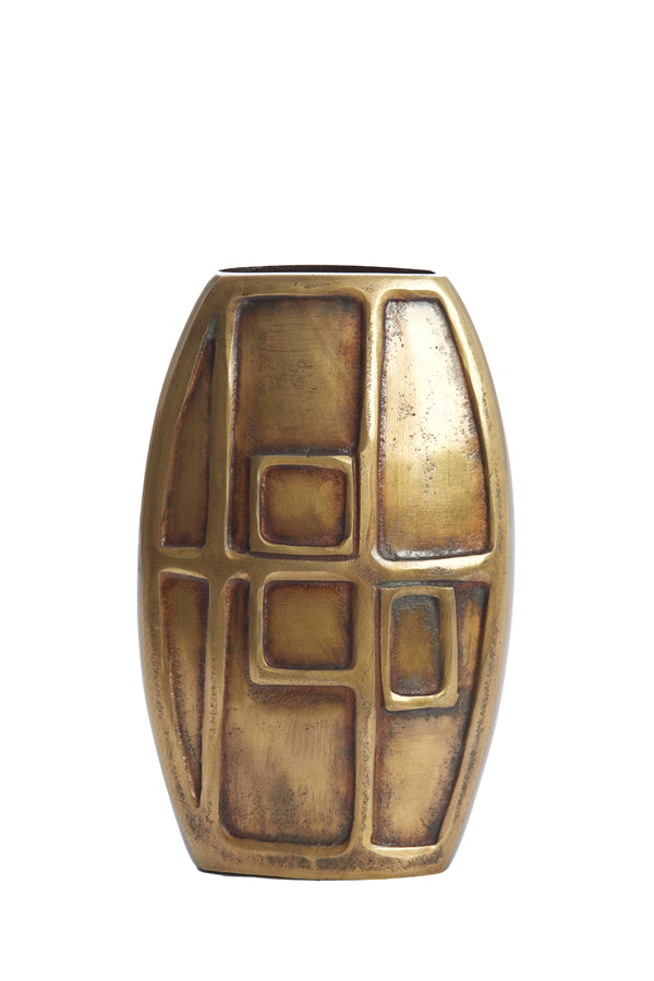 Antique Bronze Bolangi Vase 18x6x29 cm – Art Deco Elegance