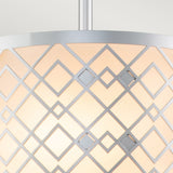 Ziggy 1lt Small Pendant - Lacquered Silver Lacquered Silver