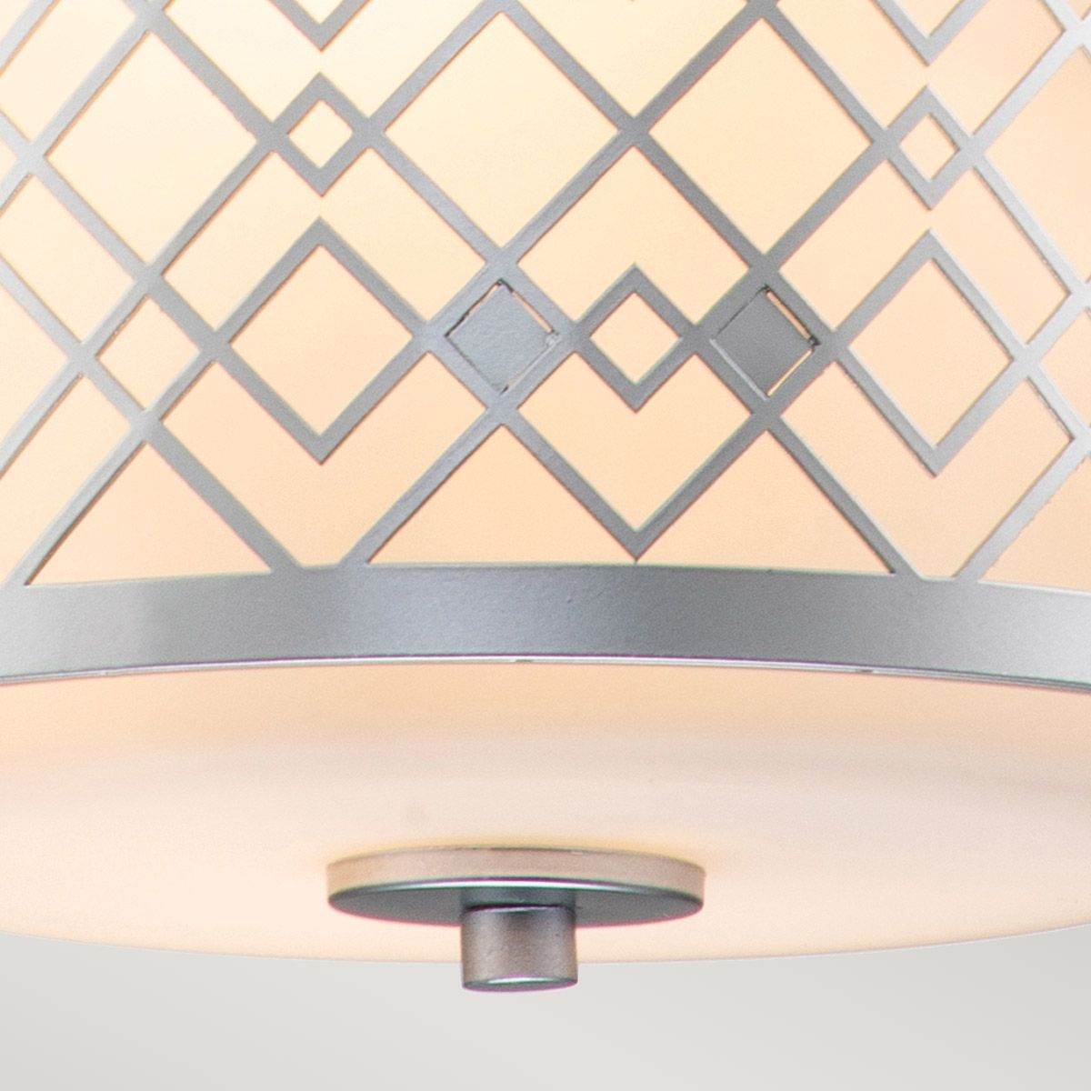 Ziggy 1lt Small Pendant - Lacquered Silver Lacquered Silver