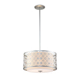 Ziggy 2lt Medium Pendant - Lacquered Silver Lacquered Silver